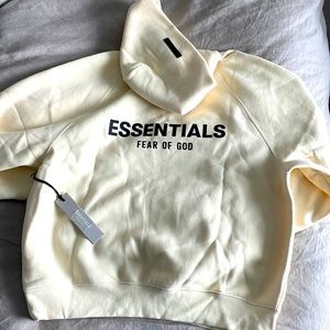 SOLD OUT - Essentials by Fear of God Cream Hoodie. BNWT